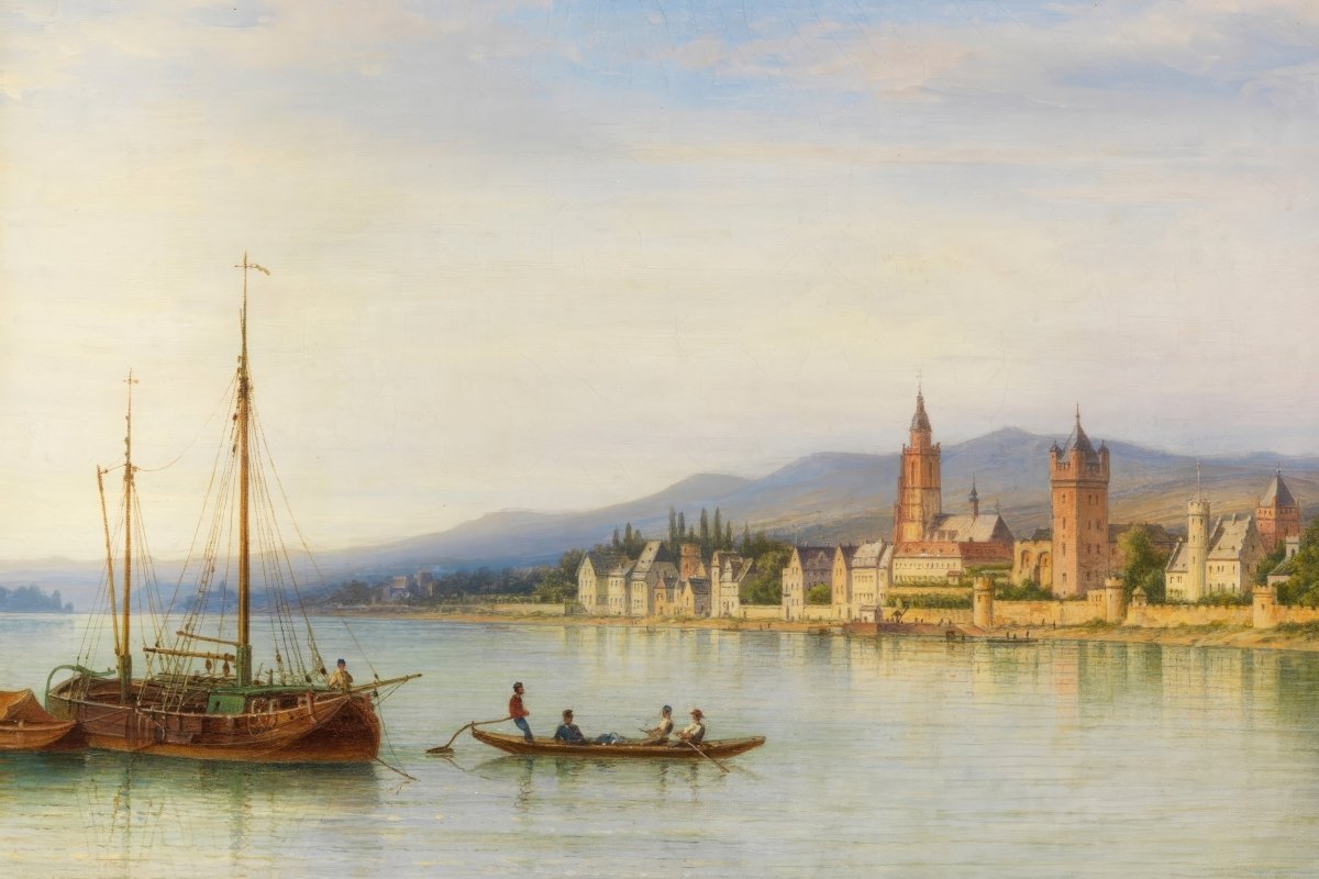 Eltville on the Rhine | Carl Morgenstern | Ave Legato Art Prints