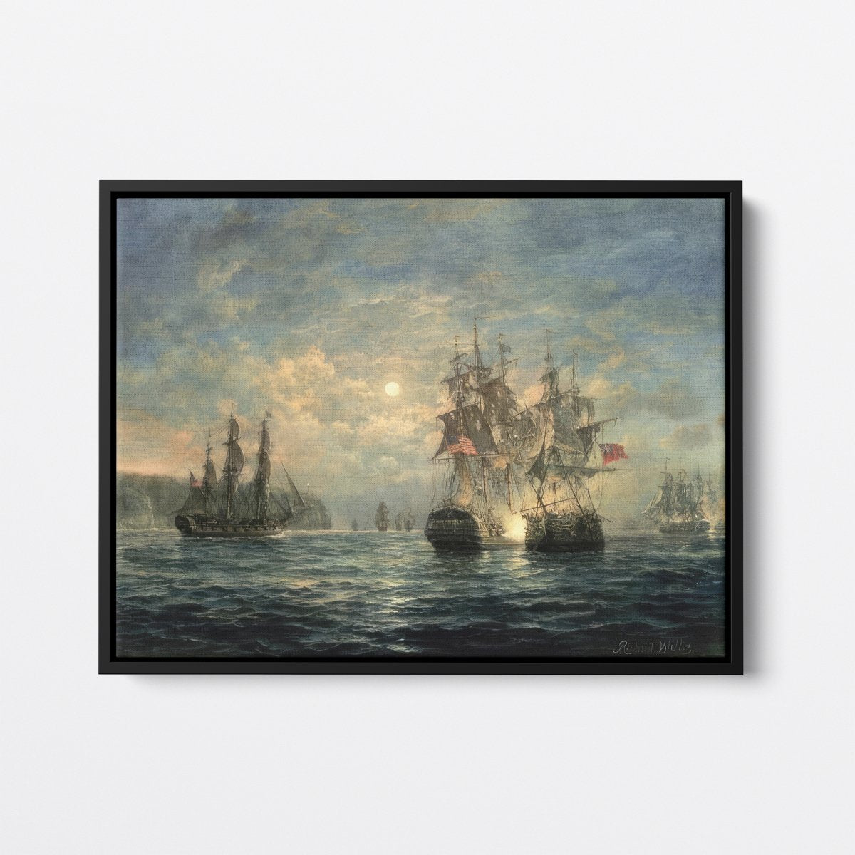 Engagement Between Ships | Richard Willis | Ave Legato Art Prints