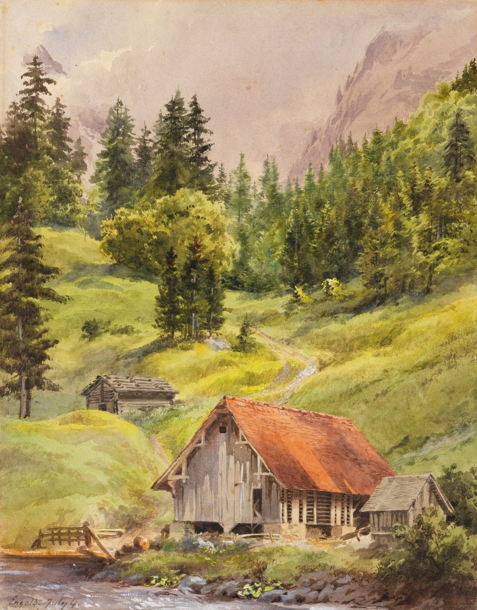 Engelberg | Edward Compton | Ave Legato Art Prints