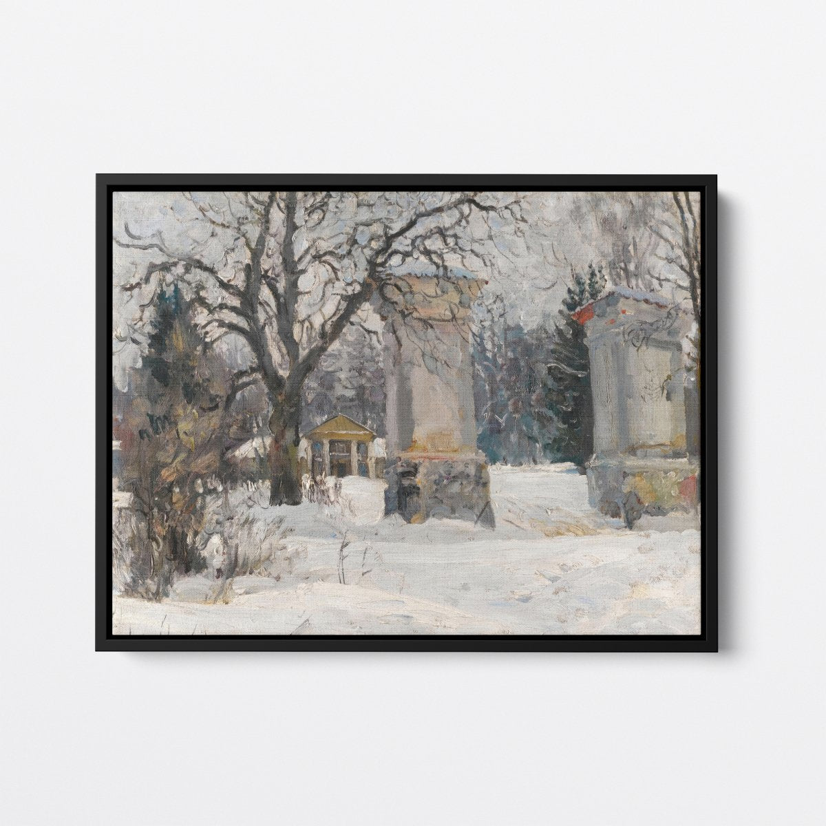 Entrance to an Estate in Winter | Sergei Vinogradov | Ave Legato Art Prints