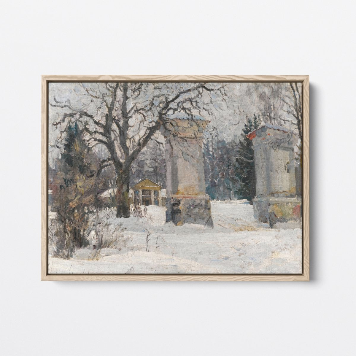 Entrance to an Estate in Winter | Sergei Vinogradov | Ave Legato Art Prints