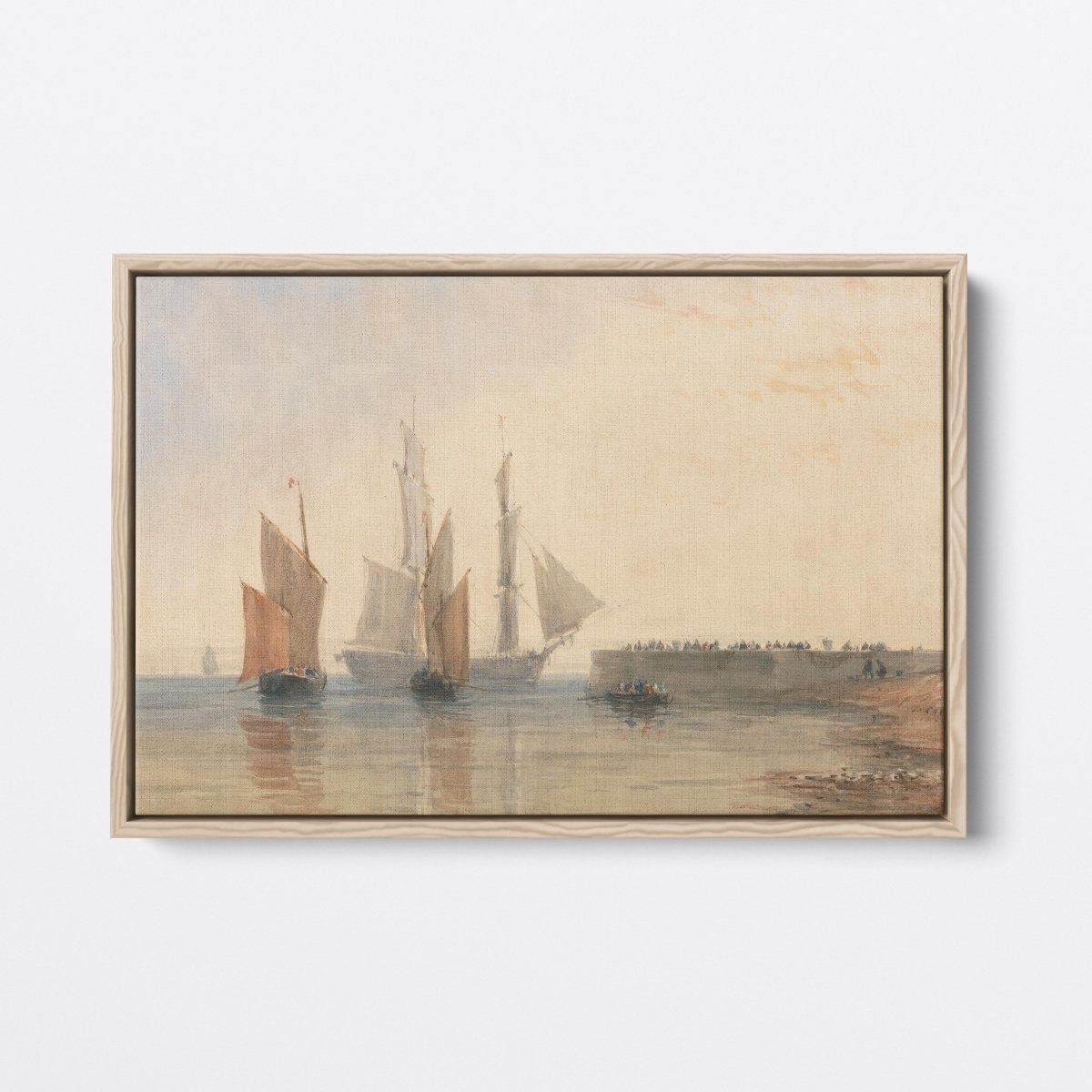 Entrance to Calais Harbour | David Cox | Ave Legato Art Prints