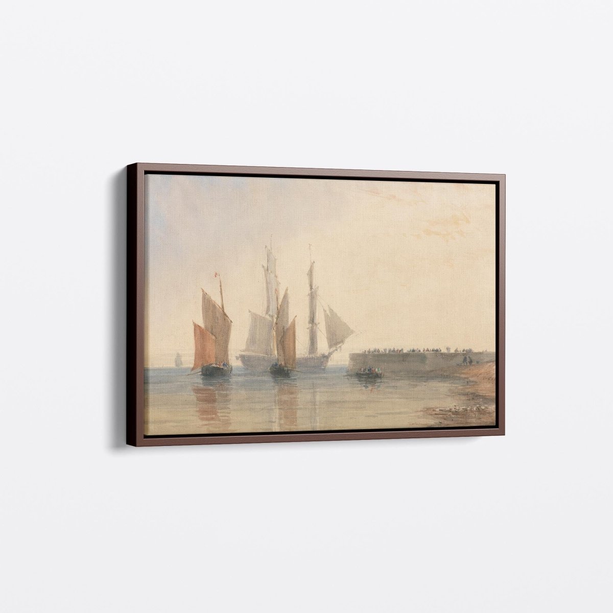 Entrance to Calais Harbour | David Cox | Ave Legato Art Prints