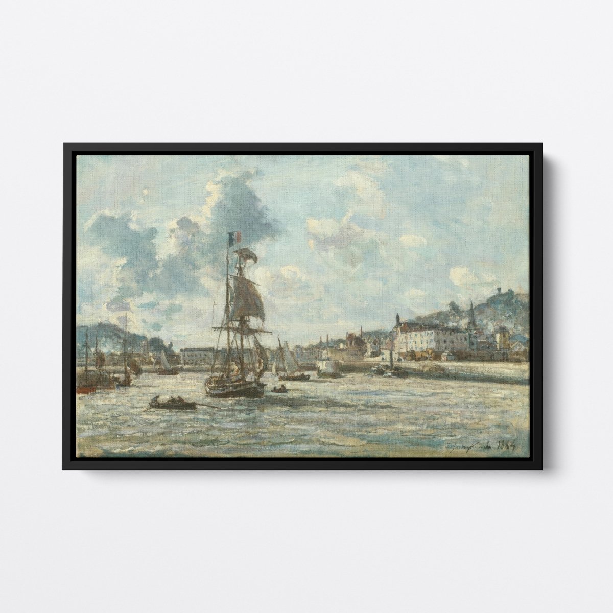 Entrance to the Port of Honfleur | Johan Jongkind | Ave Legato Art Prints