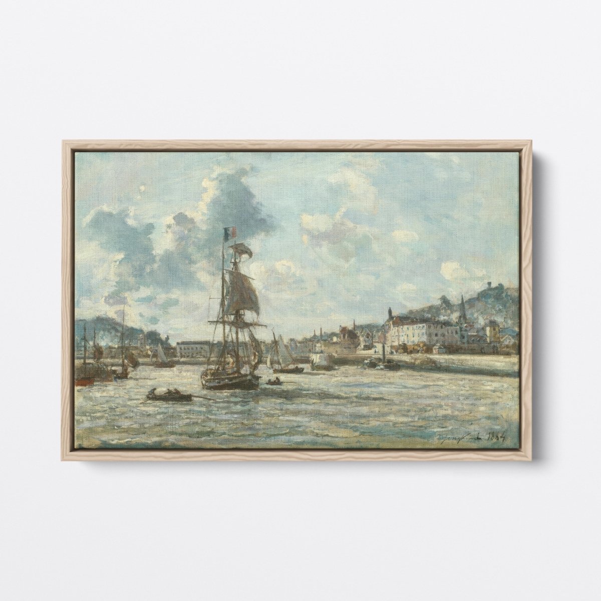 Entrance to the Port of Honfleur | Johan Jongkind | Ave Legato Art Prints