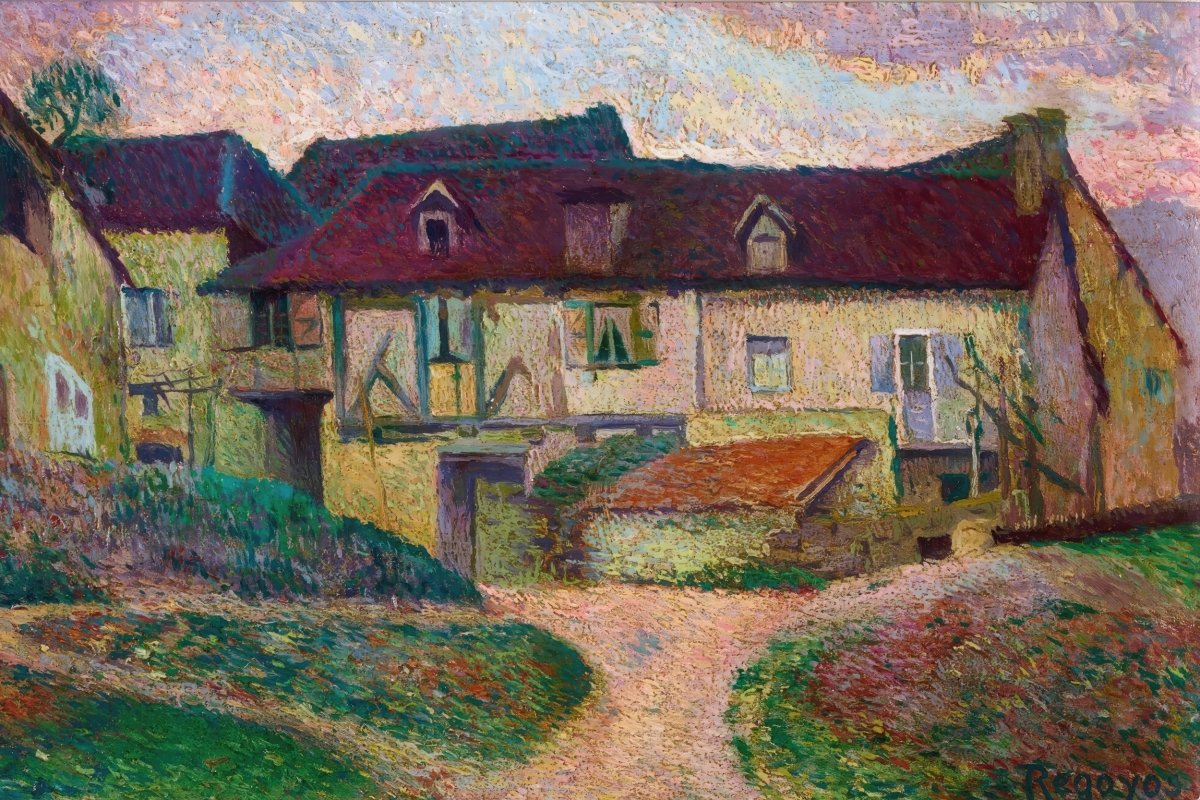 Entrance to the Village | Henri Martin | Ave Legato Art Prints