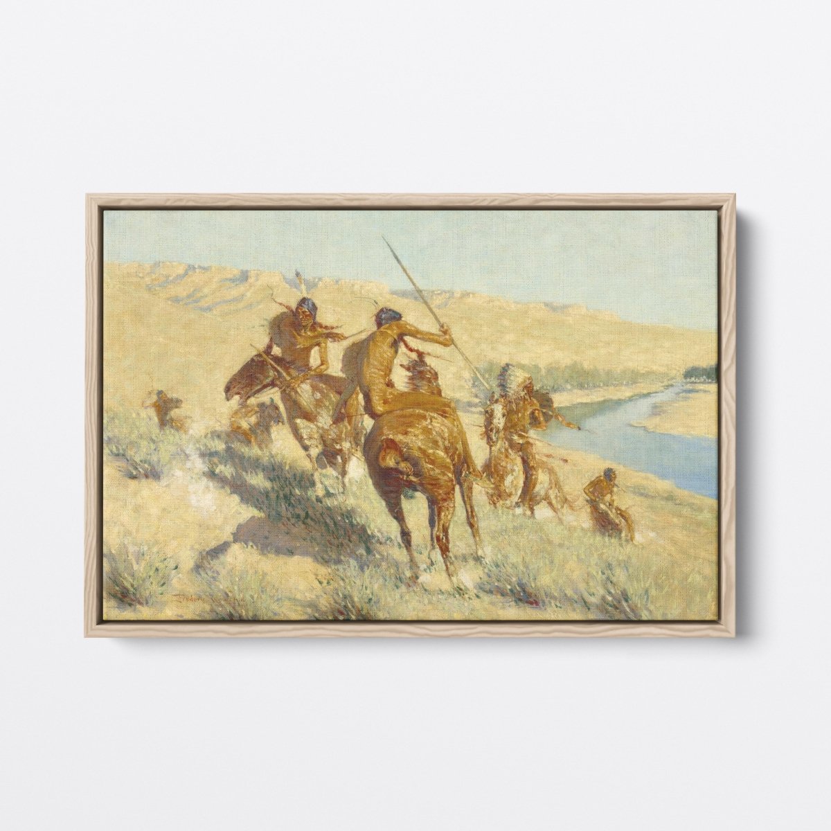 Episode of the Buffalo Gun | Frederic Remington | Ave Legato Art Prints