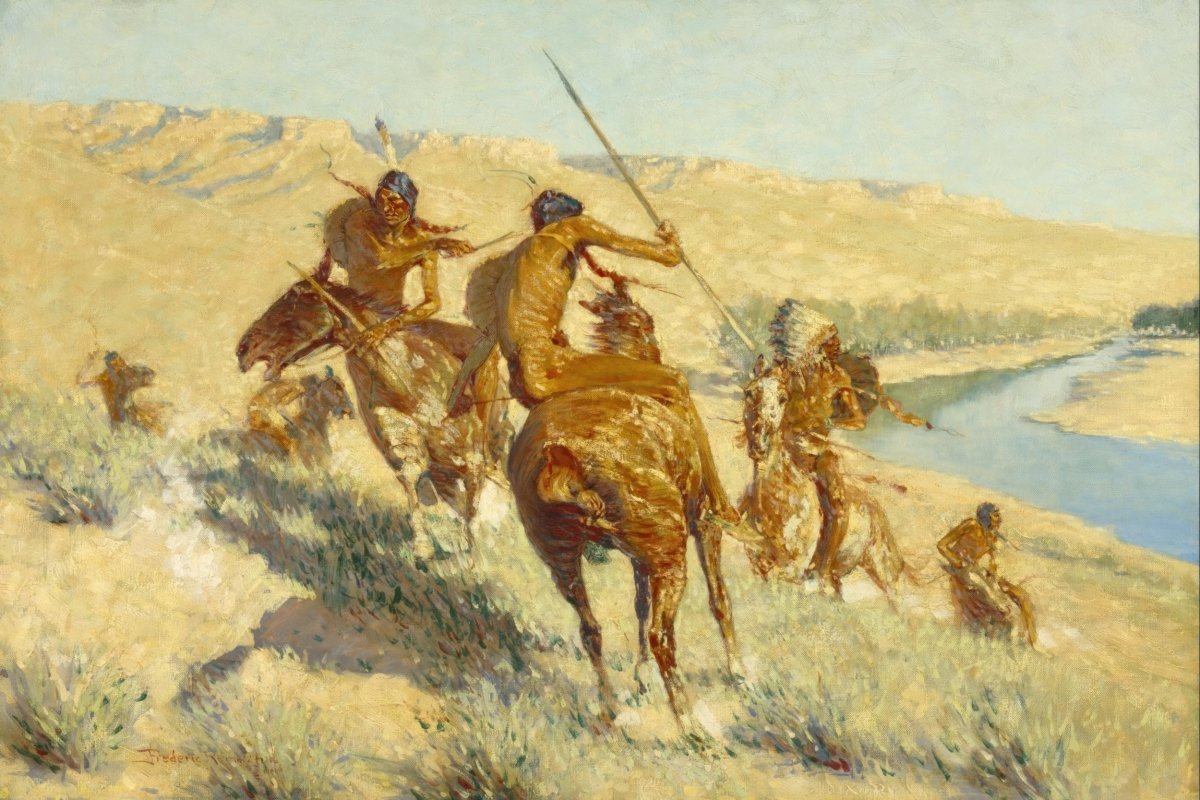 Episode of the Buffalo Gun | Frederic Remington | Ave Legato Art Prints