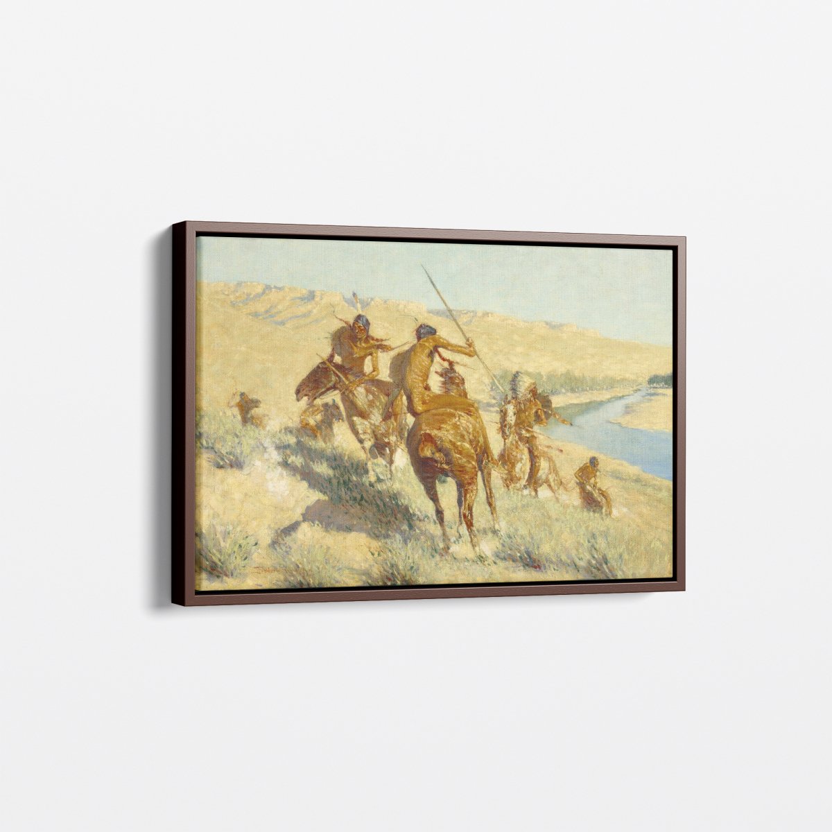 Episode of the Buffalo Gun | Frederic Remington | Ave Legato Art Prints