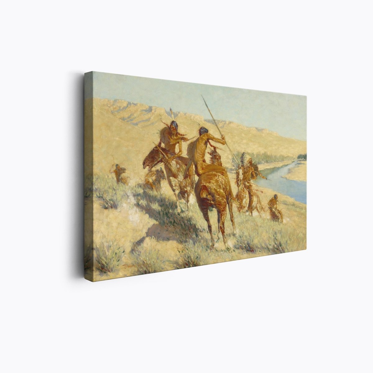 Episode of the Buffalo Gun | Frederic Remington | Ave Legato Art Prints