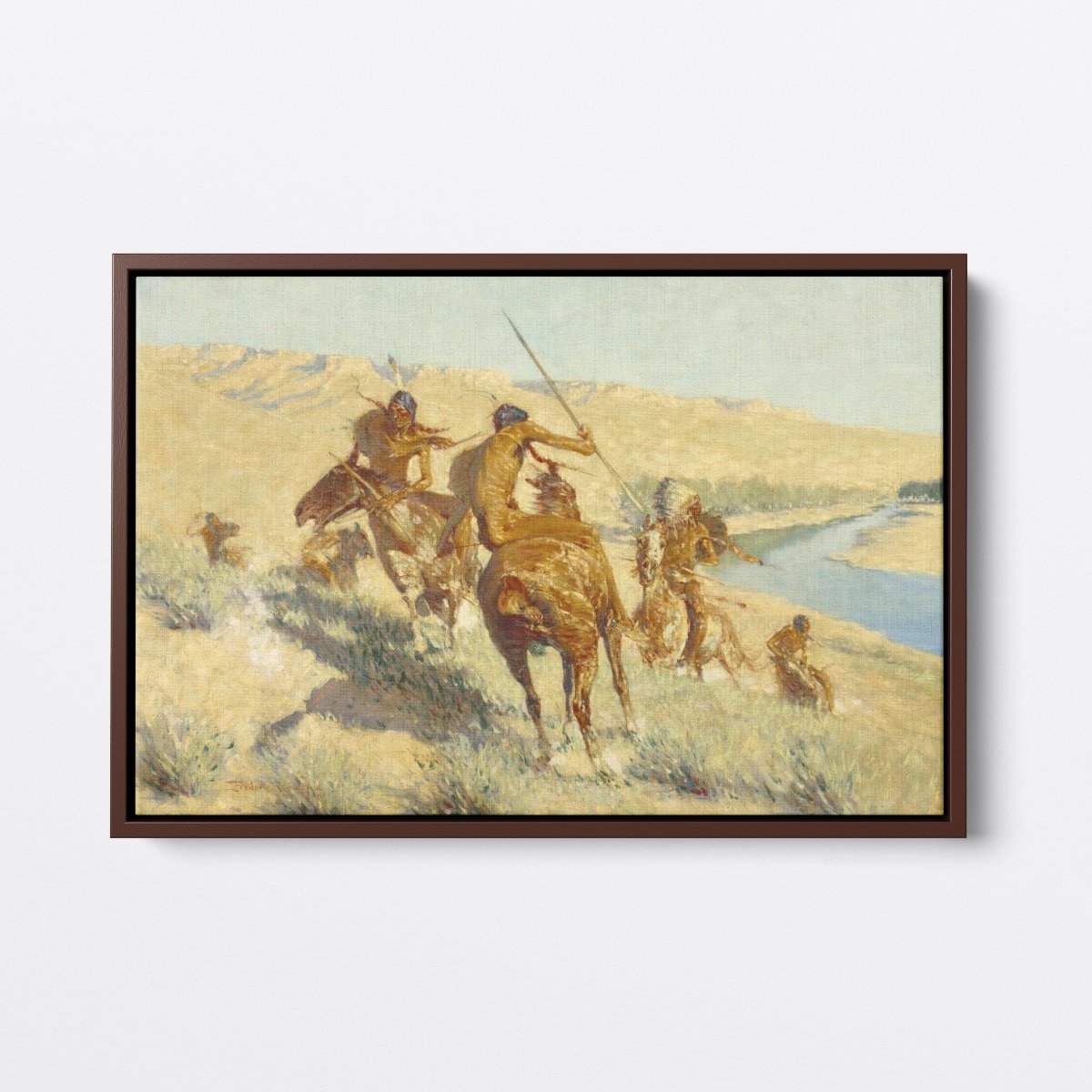 Episode of the Buffalo Gun | Frederic Remington | Ave Legato Art Prints