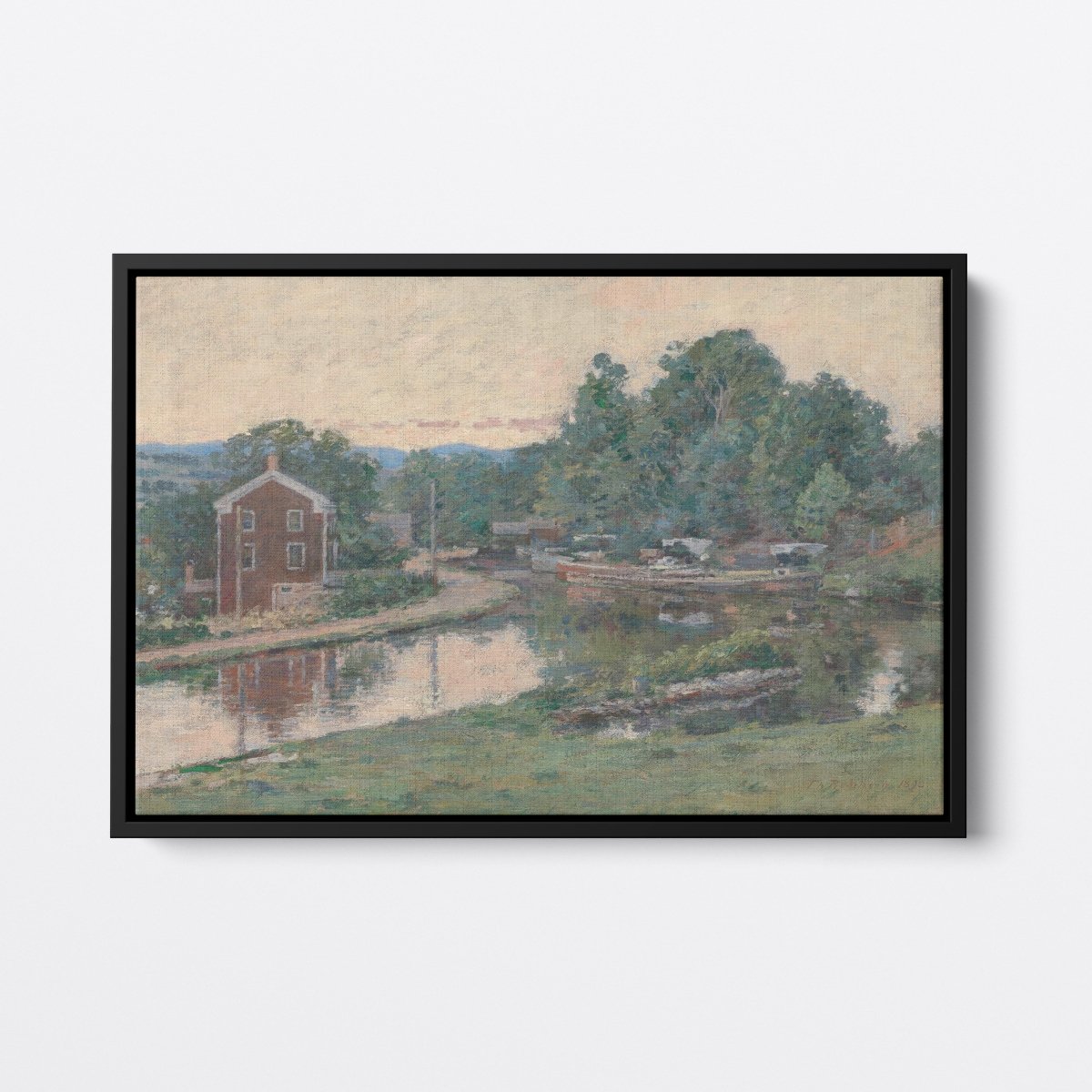 Evening at the Lock, Napanoch | Childe Hassam | Ave Legato Art Prints