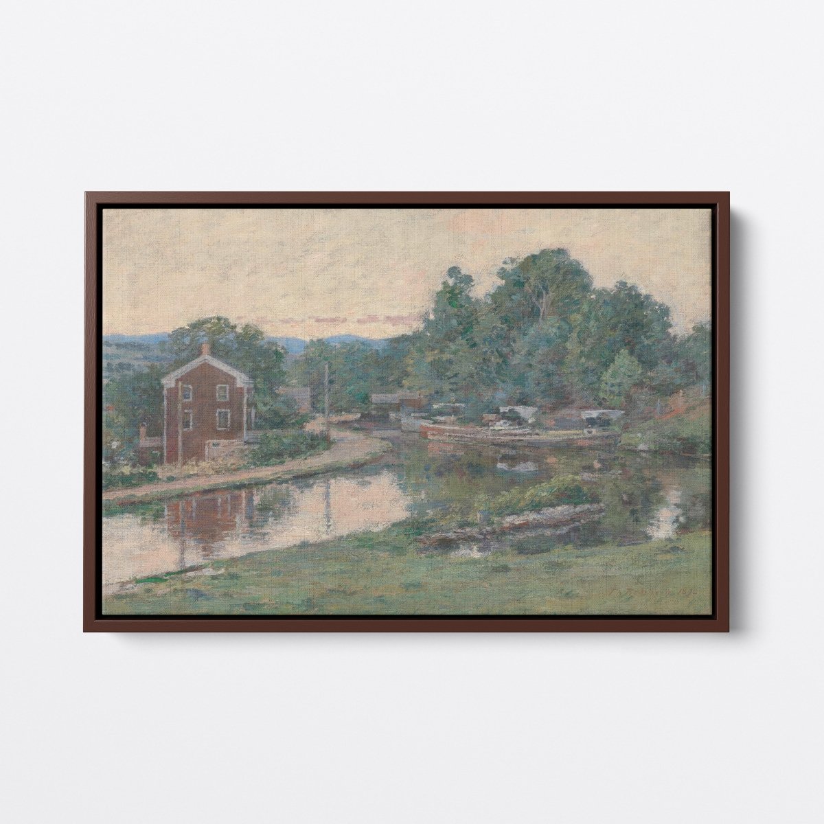 Evening at the Lock, Napanoch | Childe Hassam | Ave Legato Art Prints