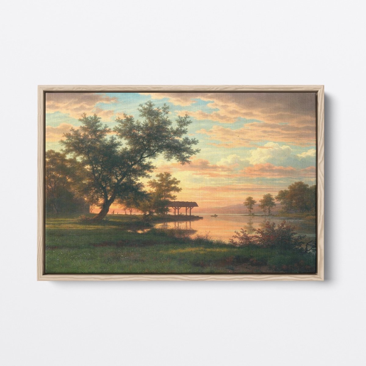 Evening Atmosphere by the Lakeside | Robert Zünd | Ave Legato Art Prints