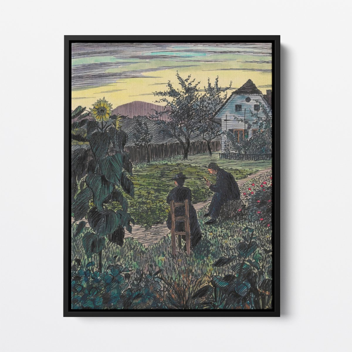 Evening in the Garden | Karl Wiener | Ave Legato Art Prints