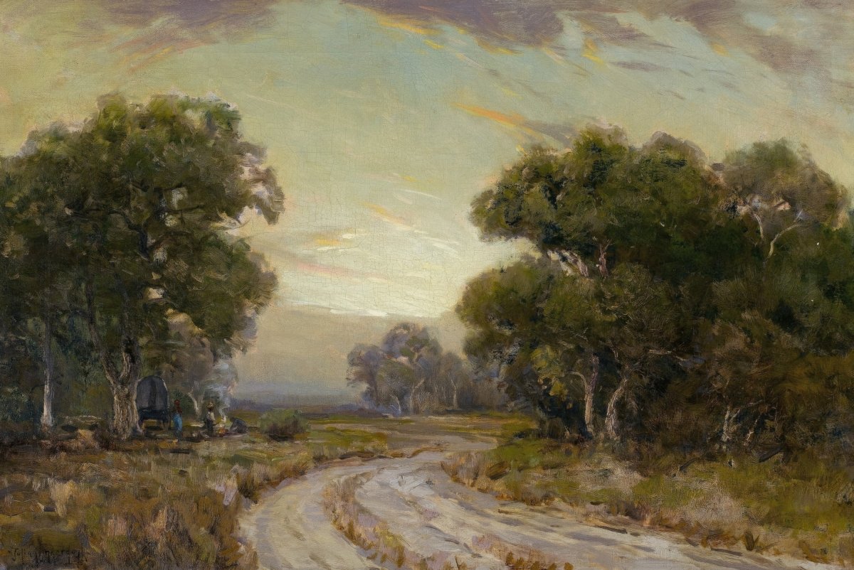 Evening Near Jackson, Texas | Julian Onderdonk | Ave Legato Art Prints