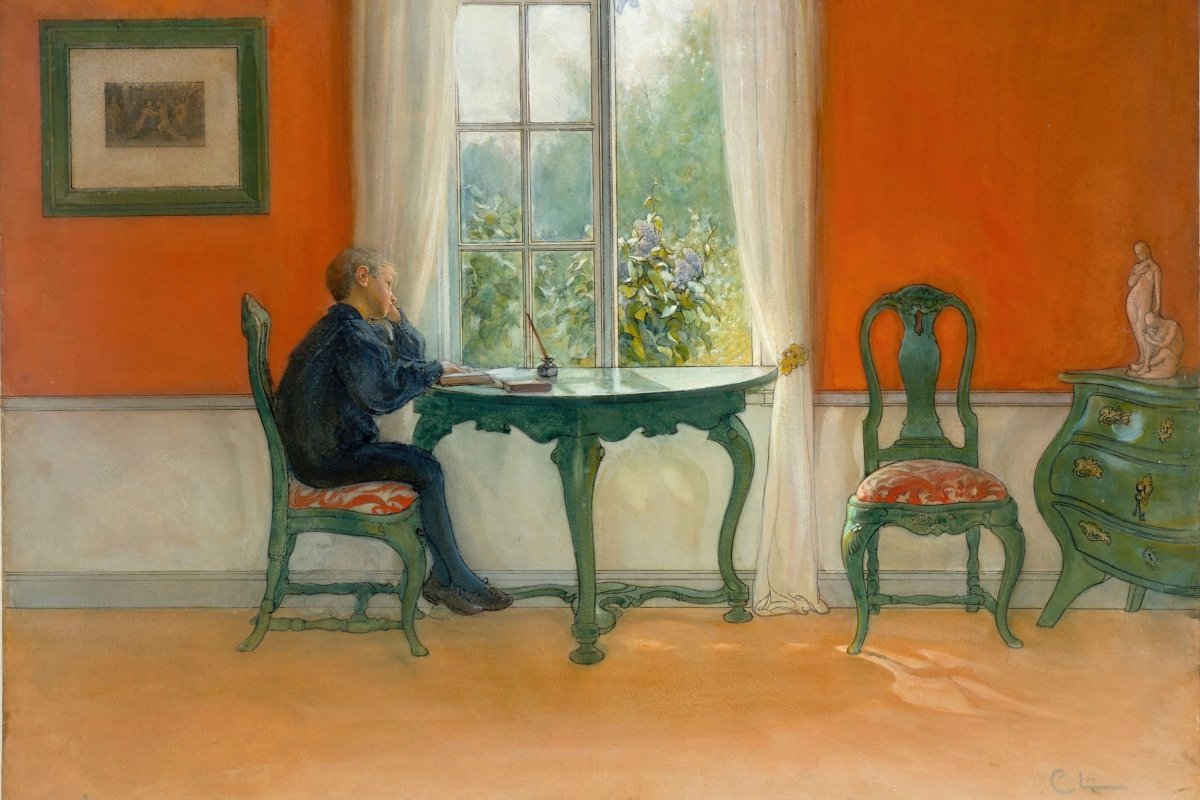 Evening Prayers are Read | Carl Larsson | Ave Legato Art Prints