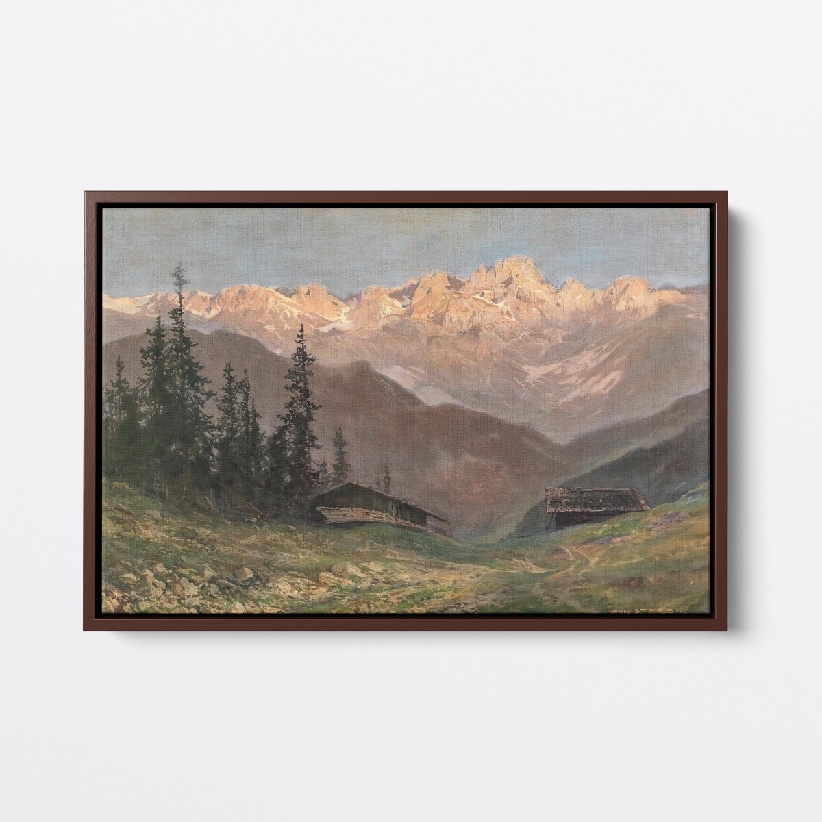 Evening Red over the Dolomites | Toni Haller | Ave Legato Art Prints