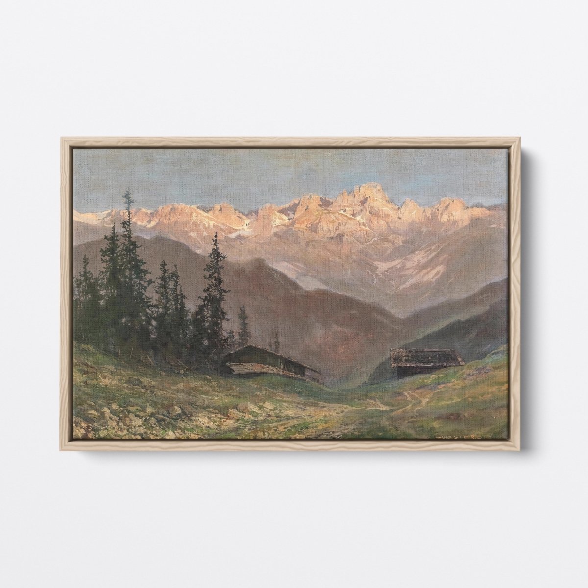 Evening Red over the Dolomites | Toni Haller | Ave Legato Art Prints