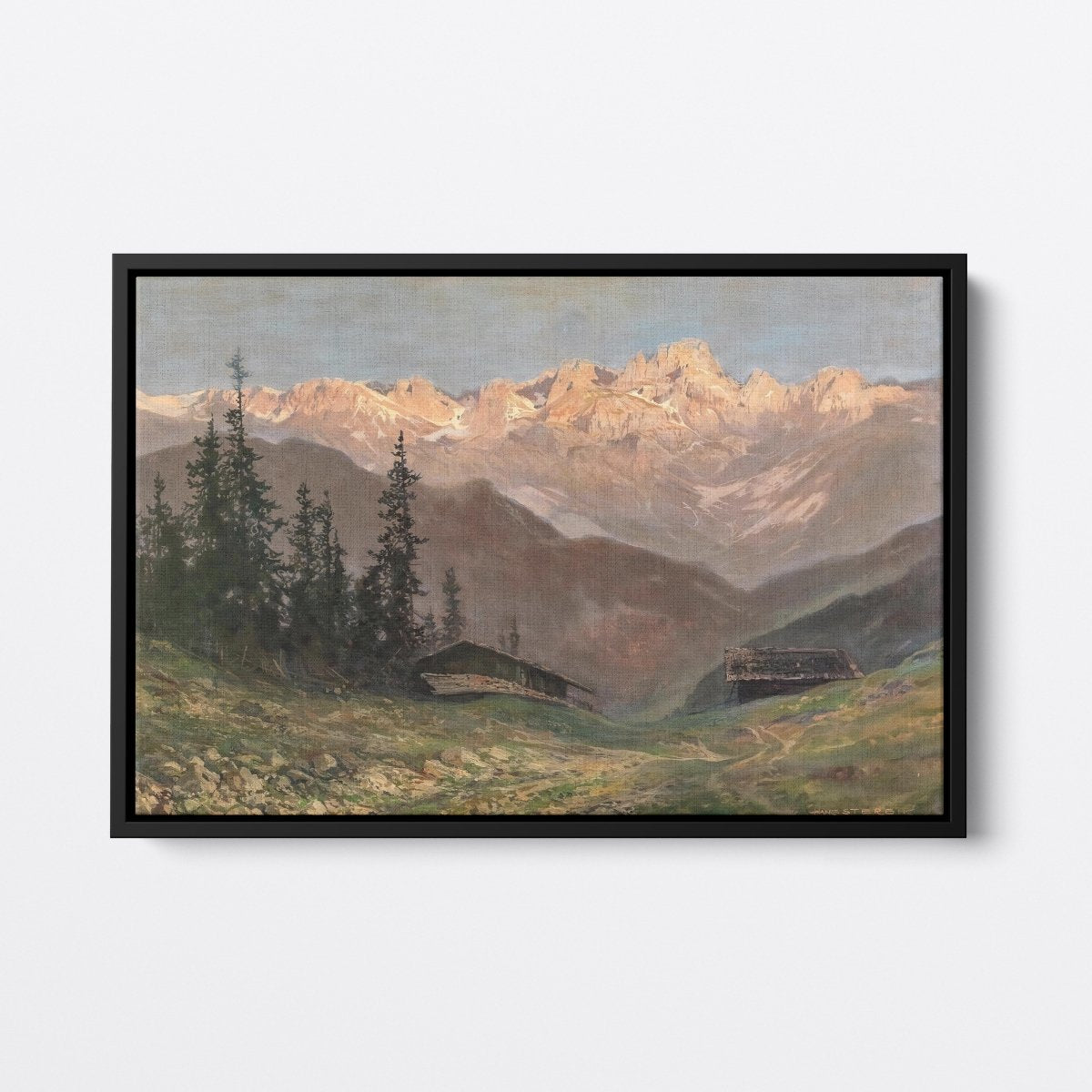 Evening Red over the Dolomites | Toni Haller | Ave Legato Art Prints