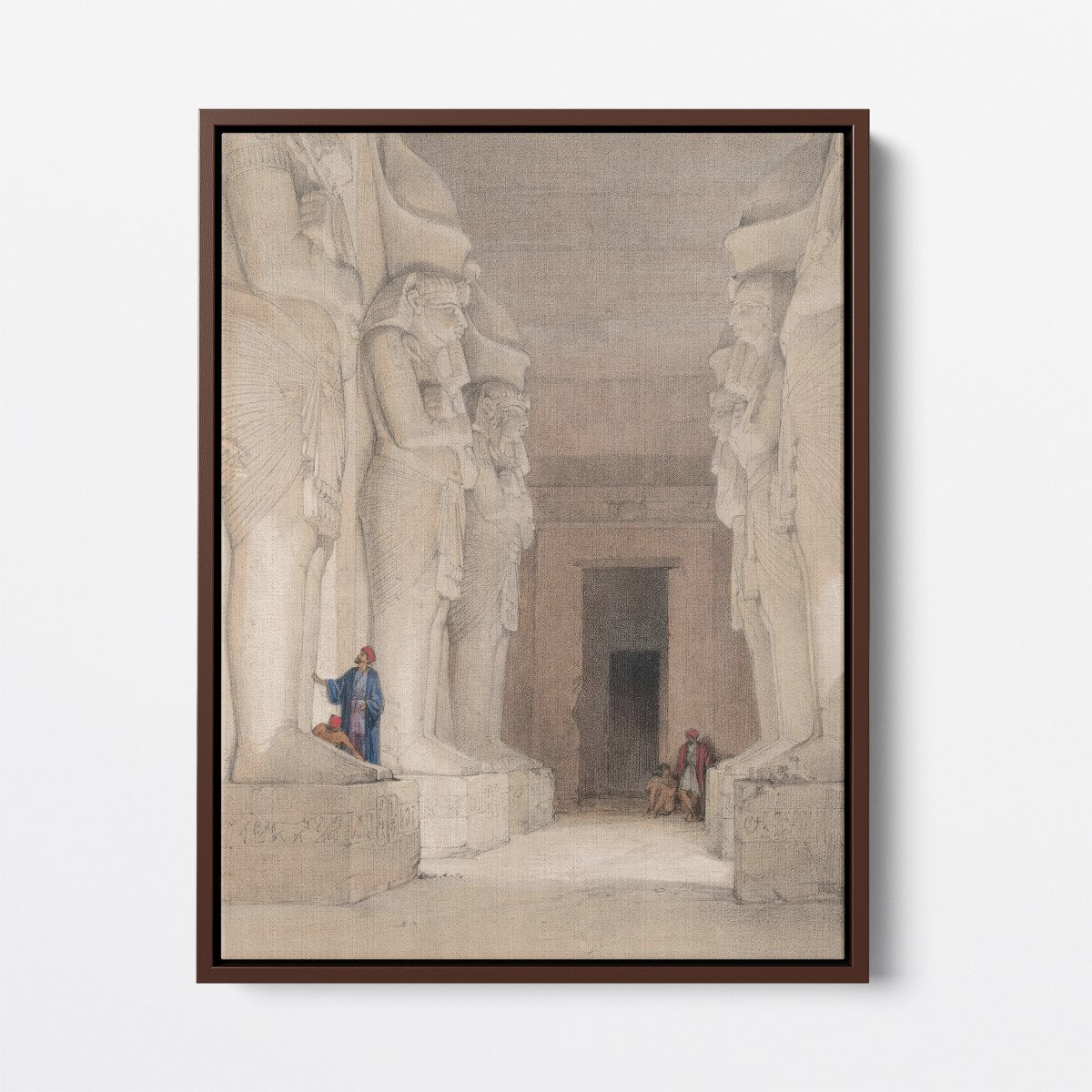 Excavated Temple at Gyrshe, Egypt | Louis Haghe | Ave Legato Art Prints