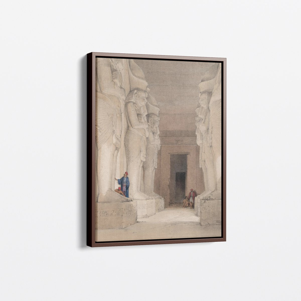 Excavated Temple at Gyrshe, Egypt | Louis Haghe | Ave Legato Art Prints