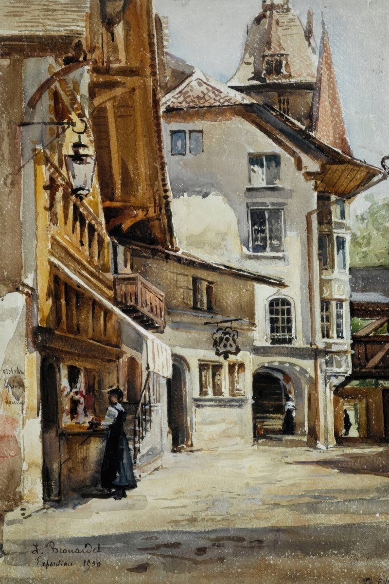 Exposition de 1900, le Village Suisse (1900) | Laure Brouardel | Ave Legato Art Prints