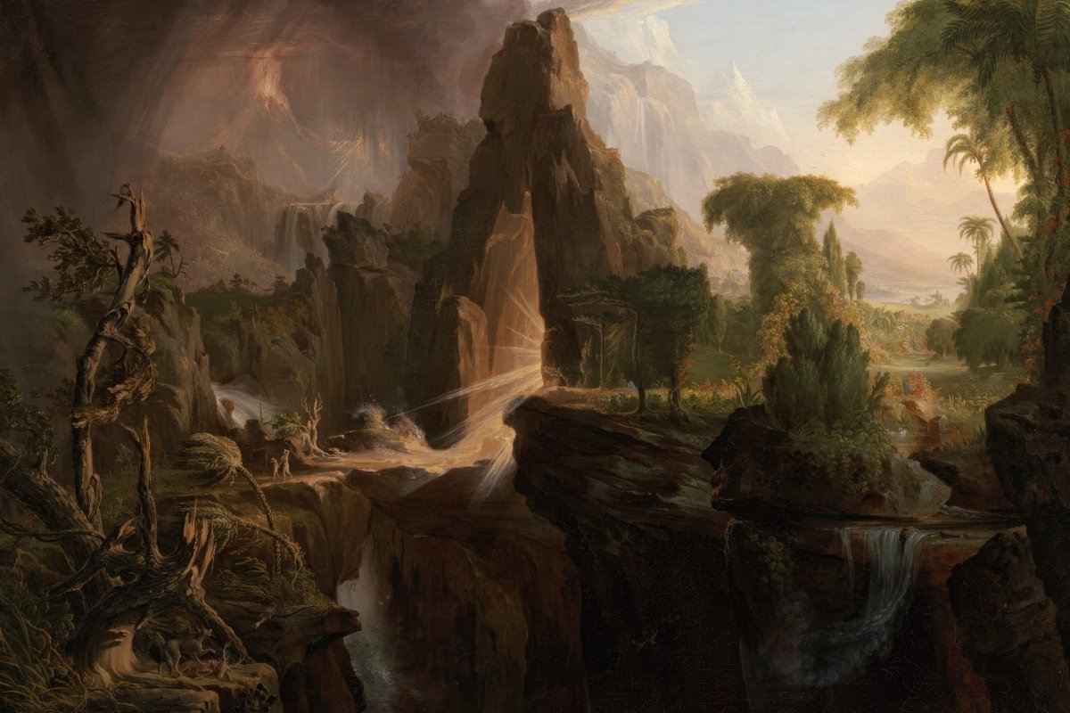 Expulsion From The Garden Of Eden | Thomas Cole | Ave Legato Art Prints