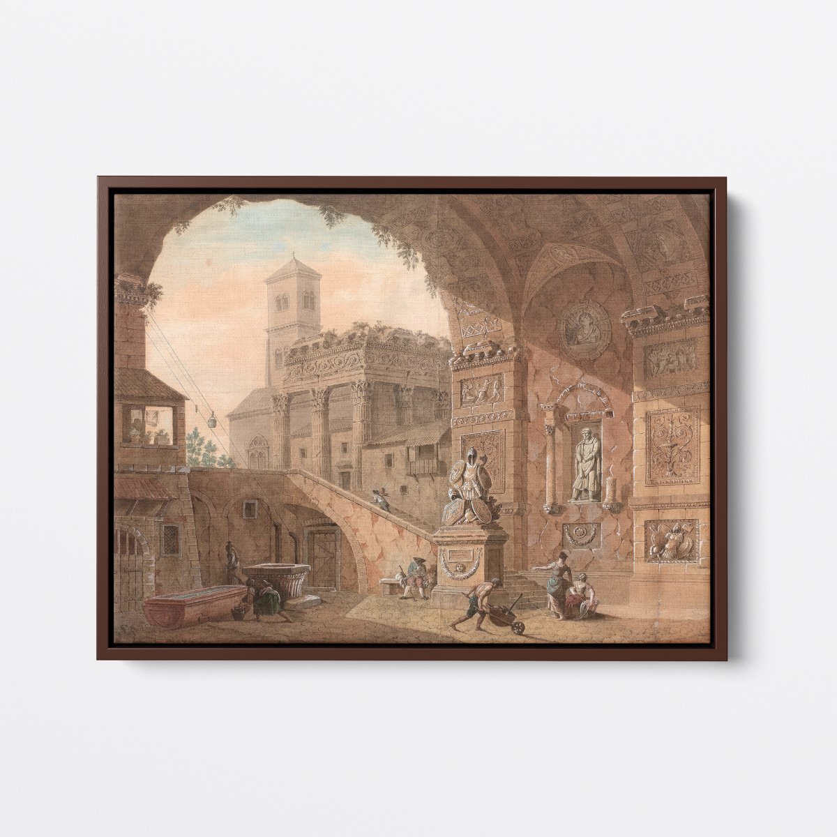 Fanciful View of Ancient Ruins | Charles Clerisseau | Ave Legato Art Prints