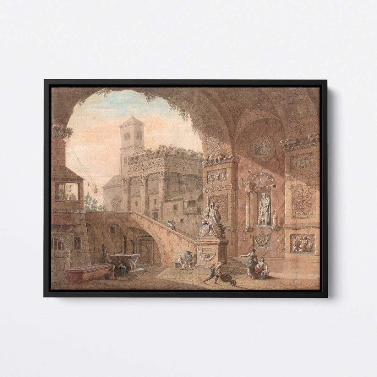 Fanciful View of Ancient Ruins | Charles Clerisseau | Ave Legato Art Prints