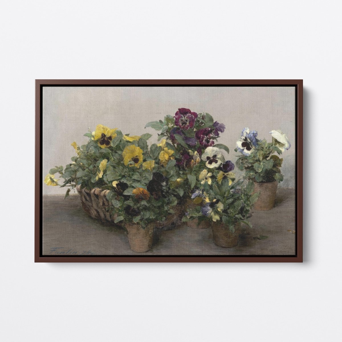 Fantin - Latour's Pansies | Henri Fantin - Latour | Ave Legato Art Prints