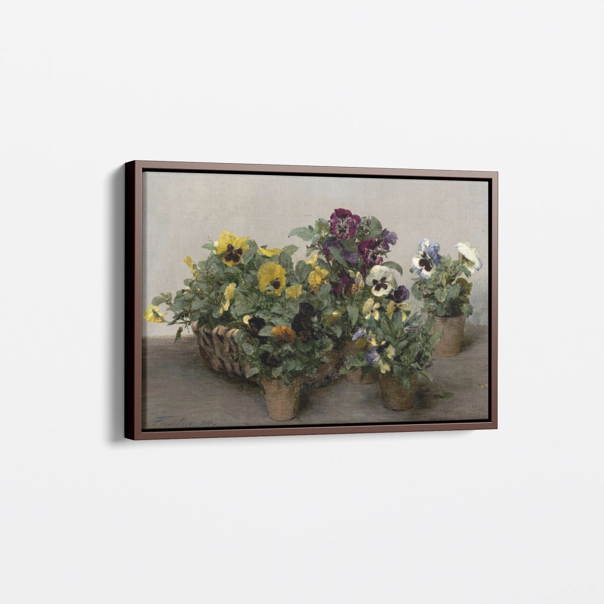 Fantin - Latour's Pansies | Henri Fantin - Latour | Ave Legato Art Prints