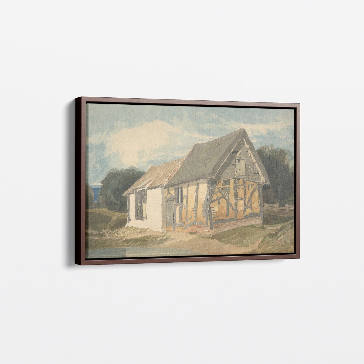 Farm Building by a Pond | John Cotman | Ave Legato Art Prints