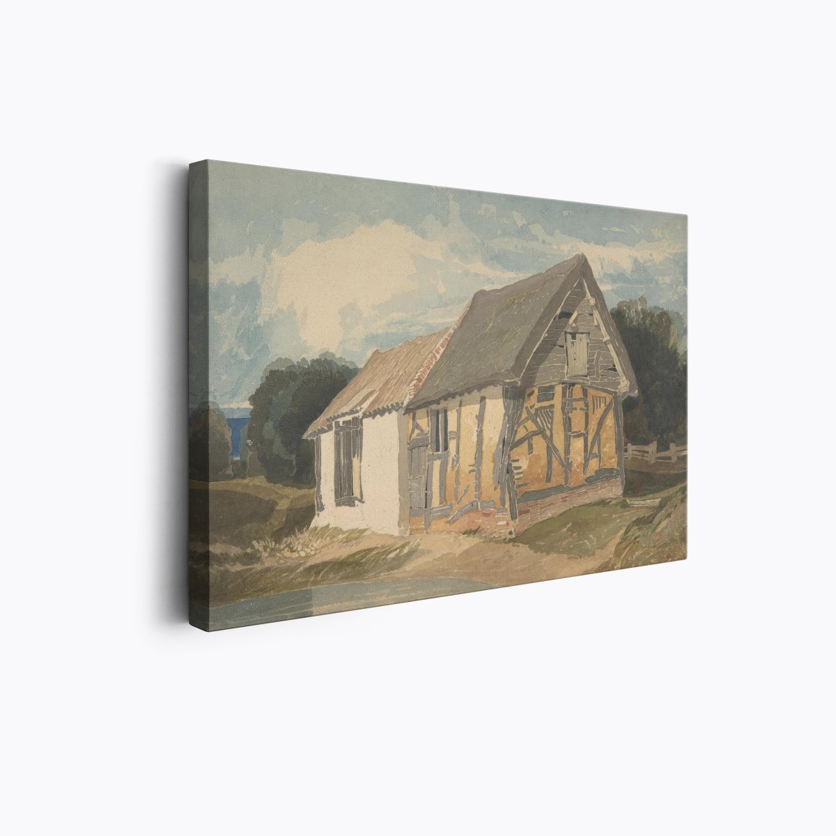 Farm Building by a Pond | John Cotman | Ave Legato Art Prints