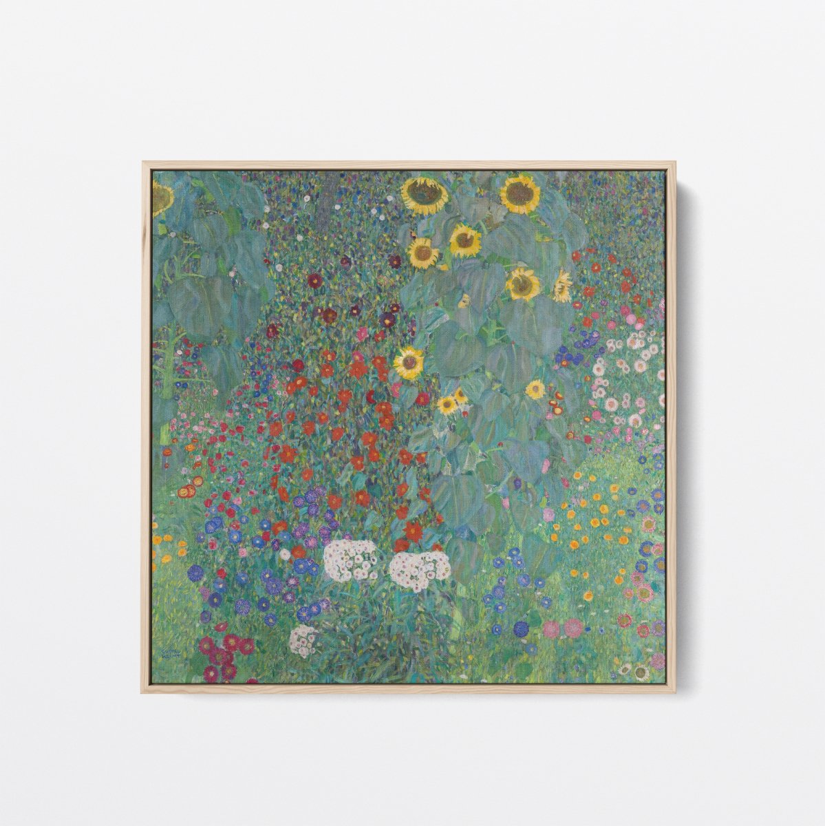 Farm Garden with Sunflowers | Gustav Klimt | Ave Legato Art Prints