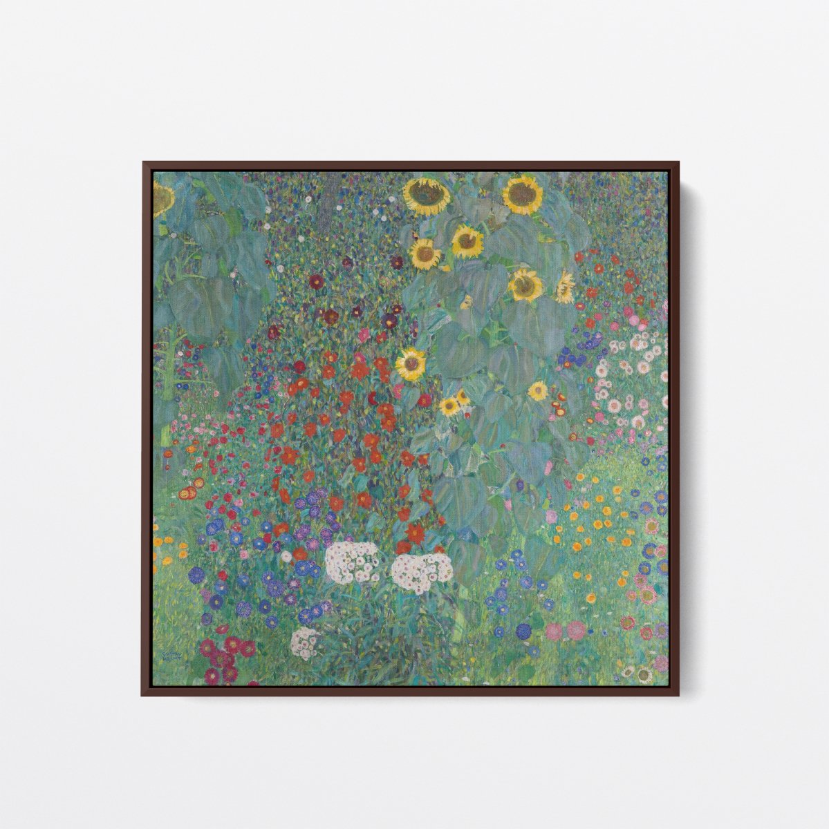 Farm Garden with Sunflowers | Gustav Klimt | Ave Legato Art Prints