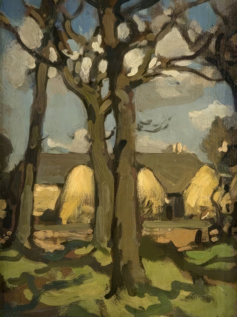 Farm Steading | Samuel Peploe | Ave Legato Art Prints