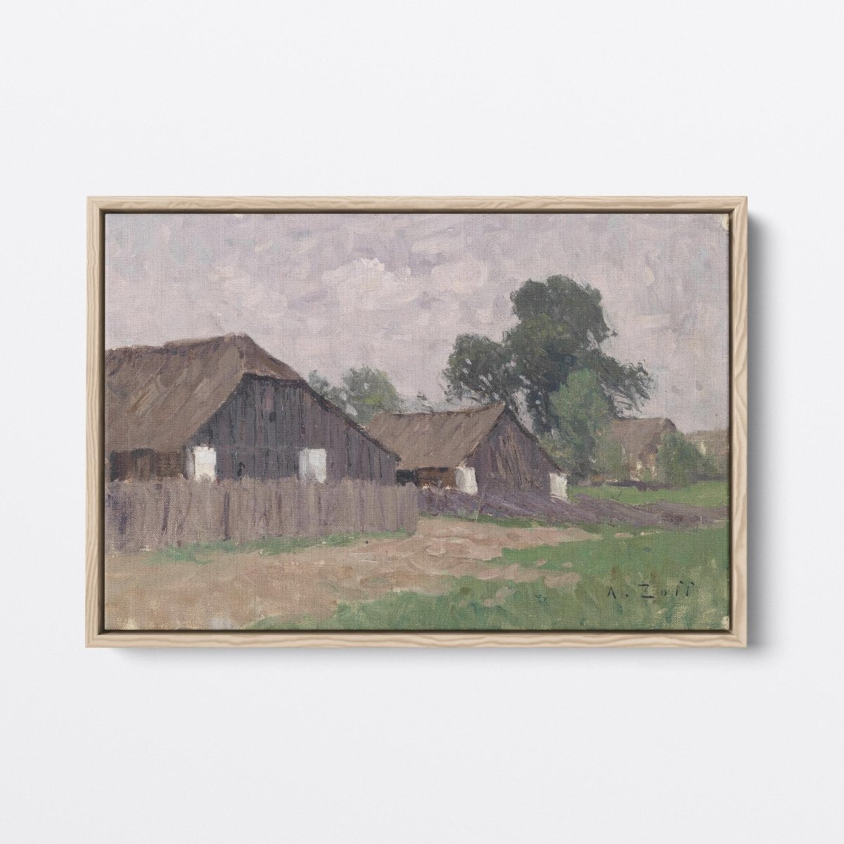 Farmhouses Near Klagenfurt | Alfred Zoff | Ave Legato Art Prints