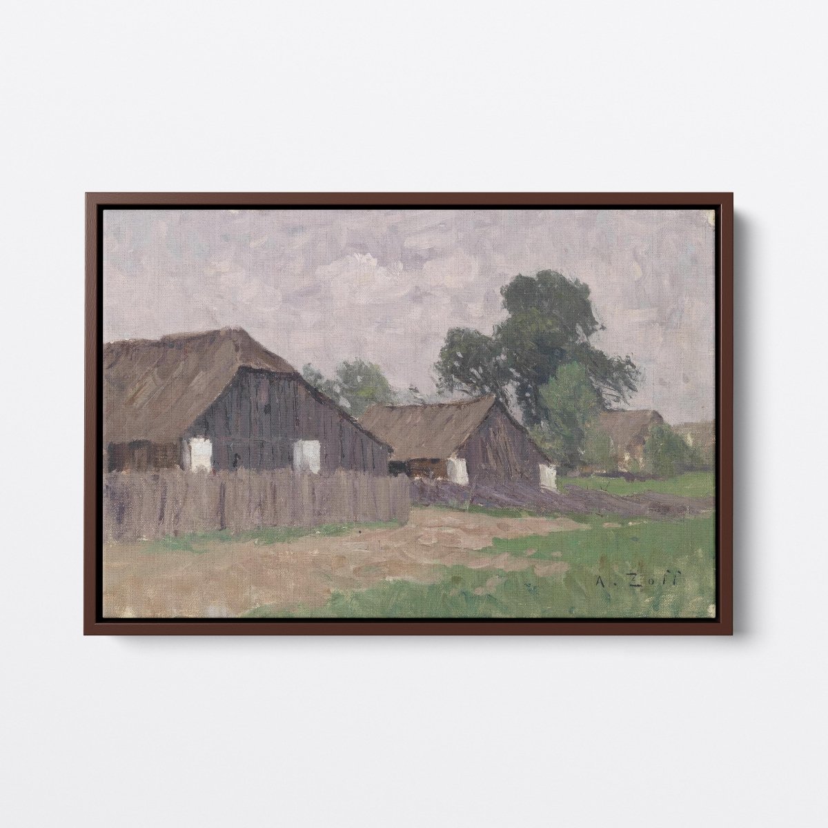 Farmhouses Near Klagenfurt | Alfred Zoff | Ave Legato Art Prints