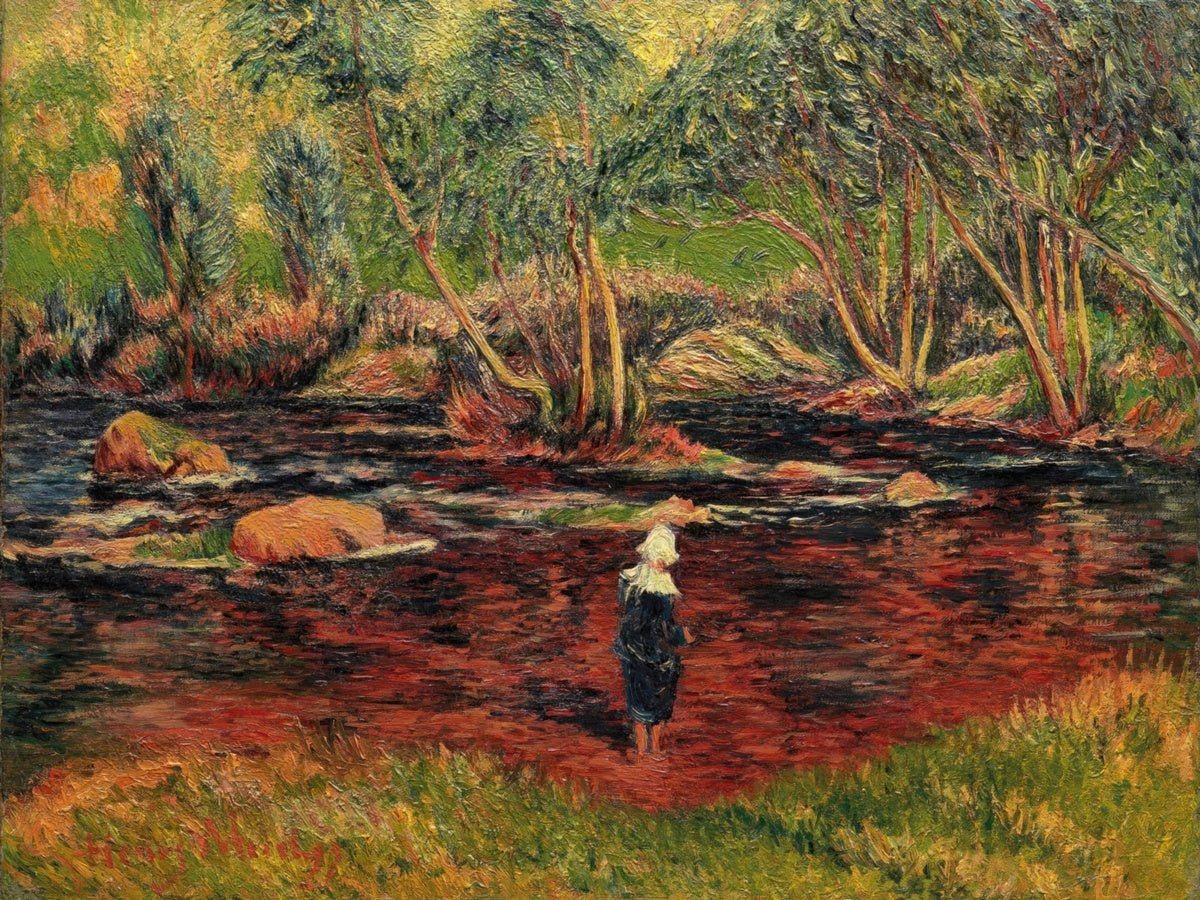 Feet in the River | Henry Moret | Ave Legato Art Prints