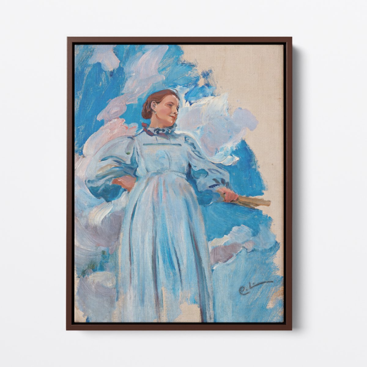 Female Figure and Sky | Carl Larsson | Ave Legato Art Prints