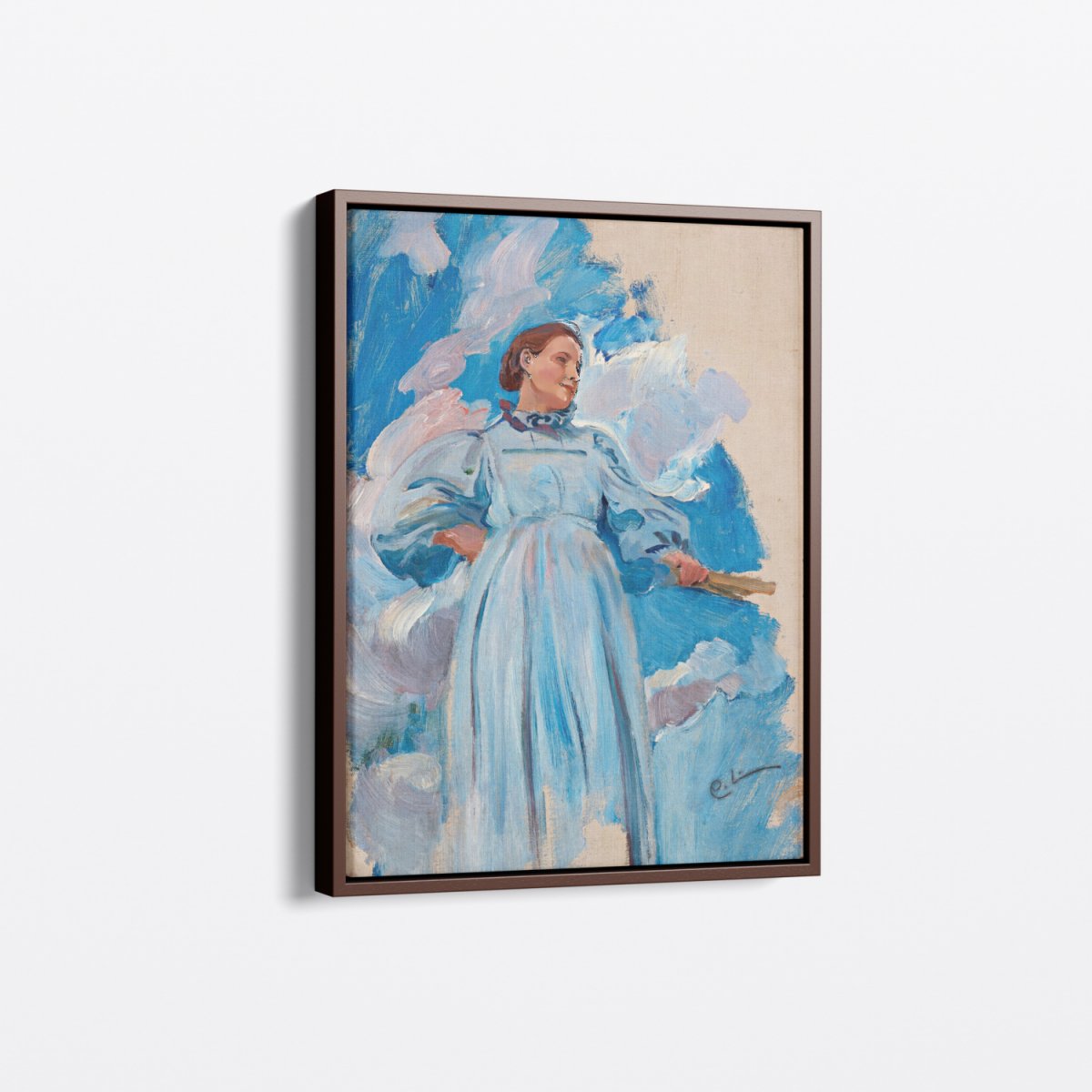 Female Figure and Sky | Carl Larsson | Ave Legato Art Prints