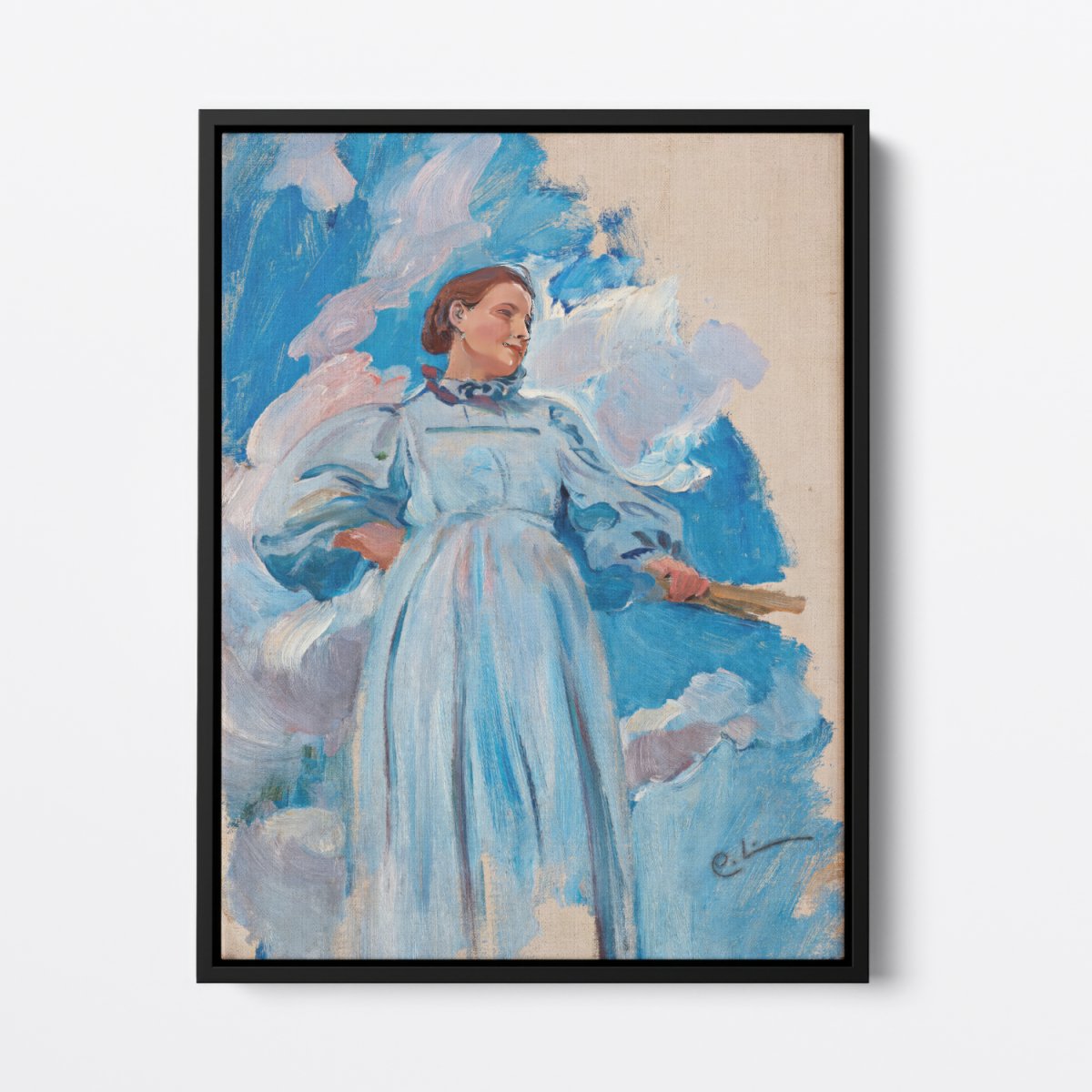 Female Figure and Sky | Carl Larsson | Ave Legato Art Prints