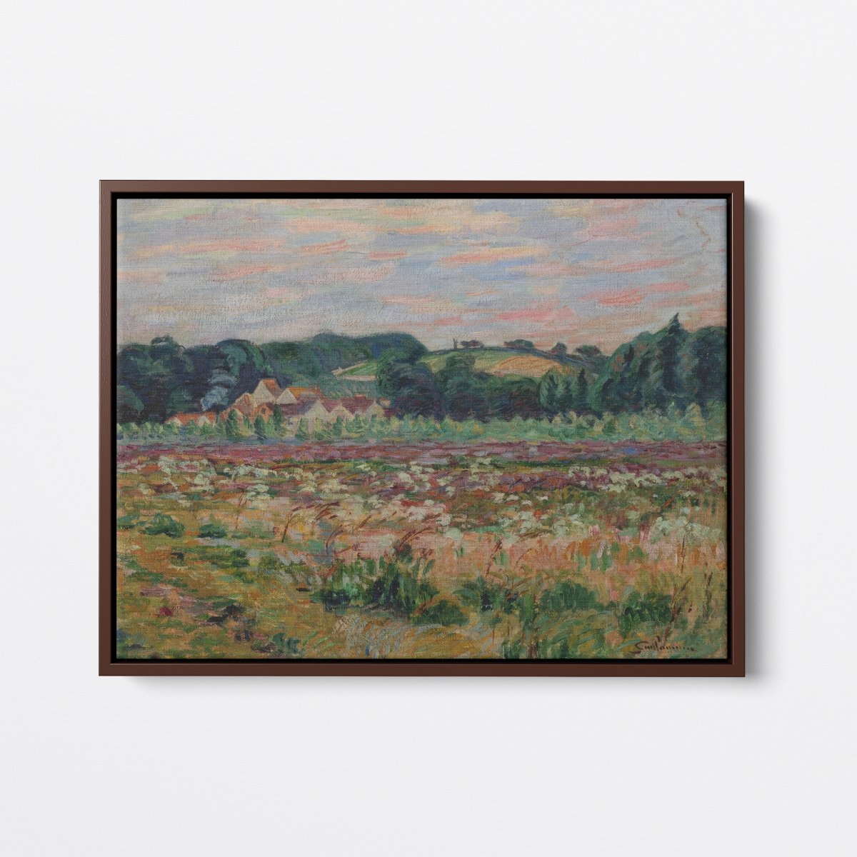 Field in Épinay - sur - Orge, Evening | Armand Guillaumin | Ave Legato Art Prints