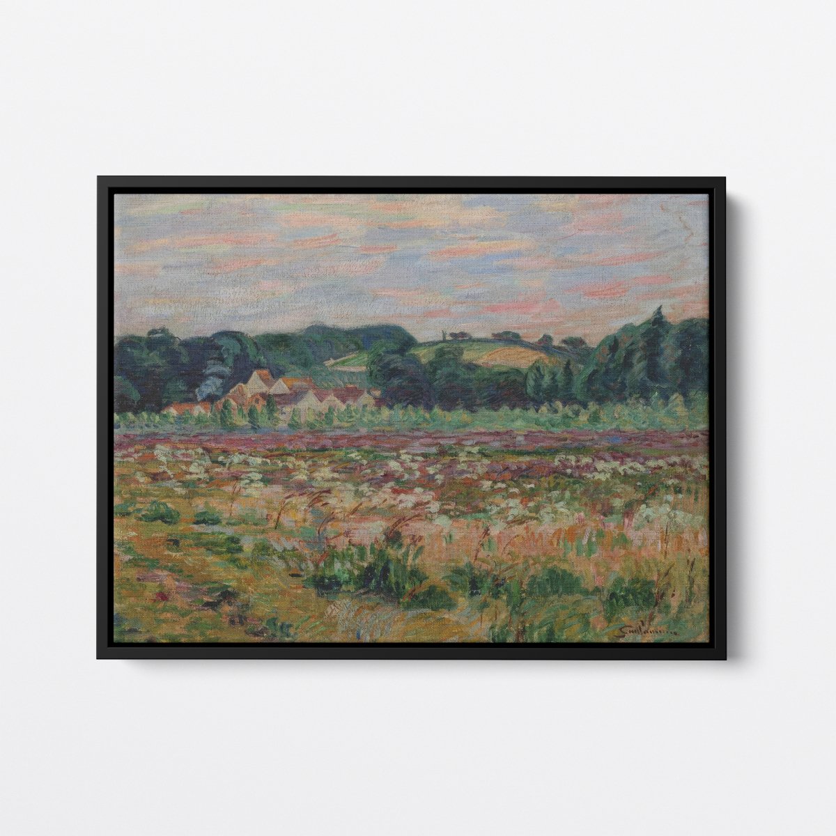 Field in Épinay - sur - Orge, Evening | Armand Guillaumin | Ave Legato Art Prints