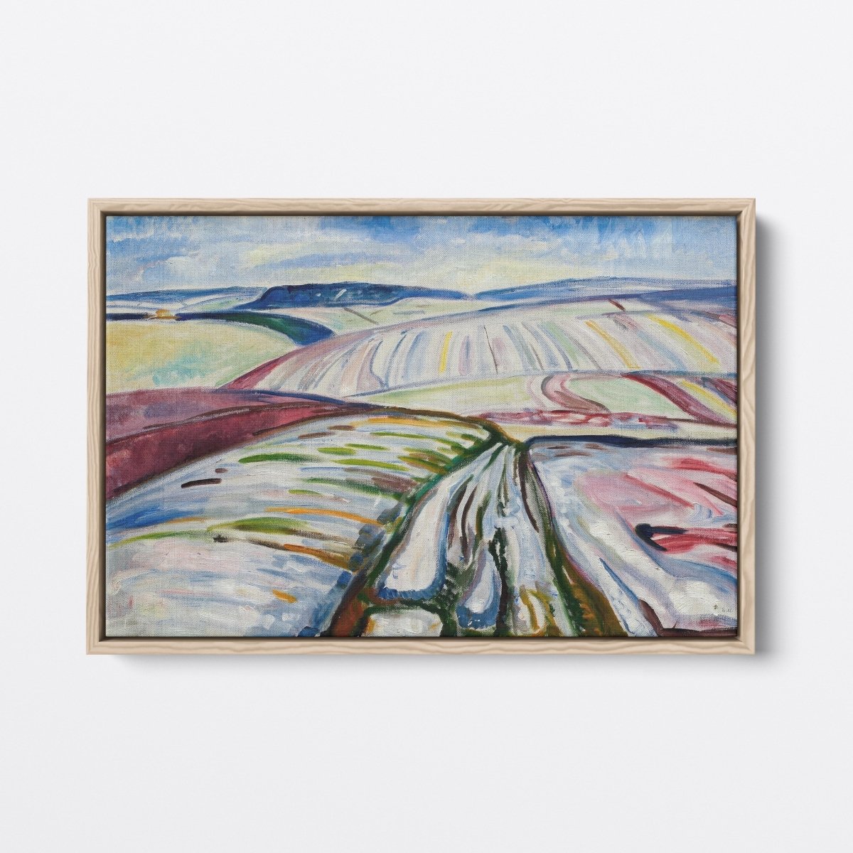 Field in Snow | Edvard Munch | Ave Legato Art Prints