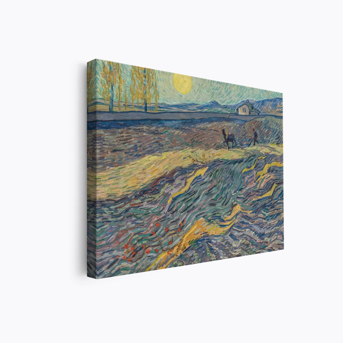 Field with Plowing Farmers | Vincent van Gogh | Ave Legato Art Prints