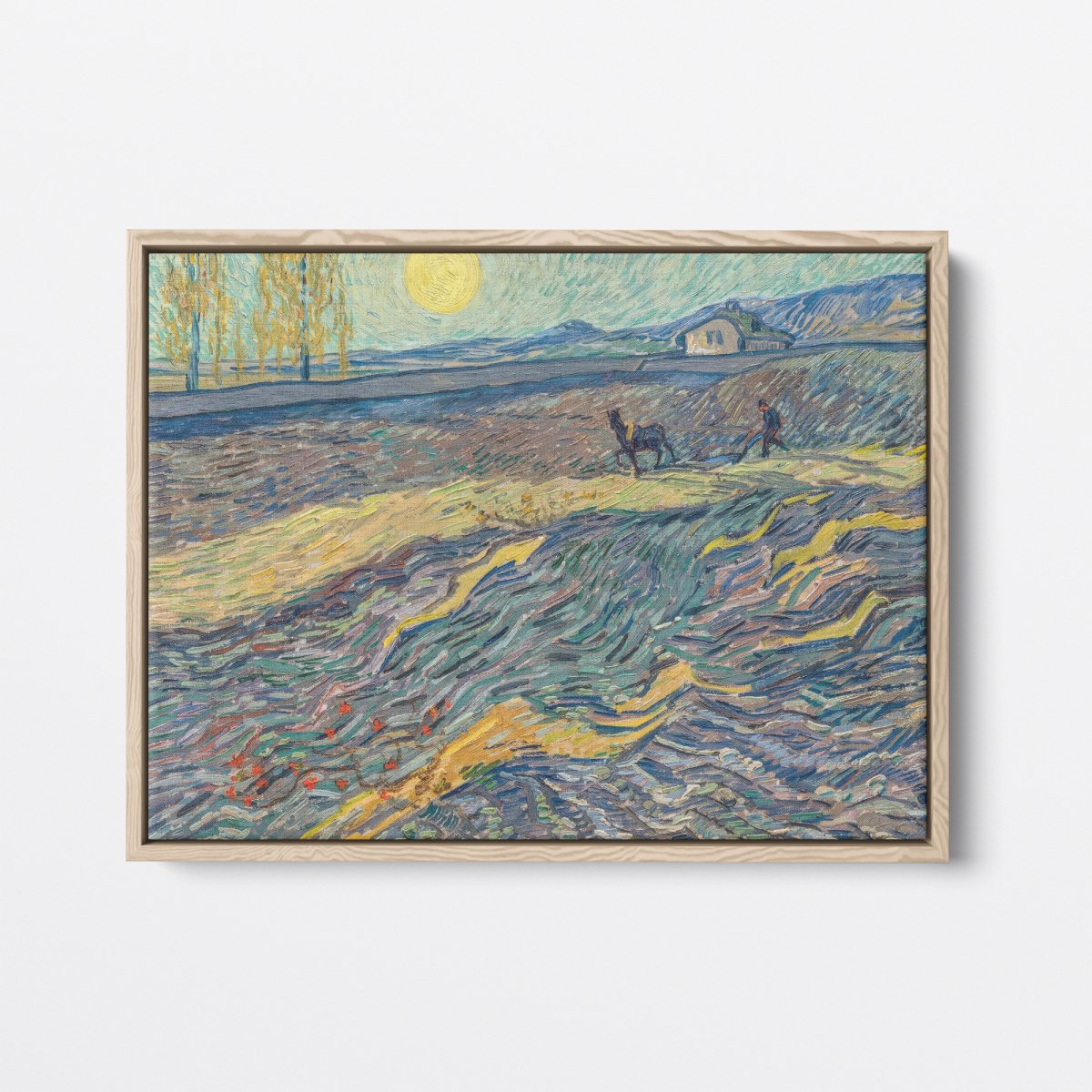 Field with Plowing Farmers | Vincent van Gogh | Ave Legato Art Prints