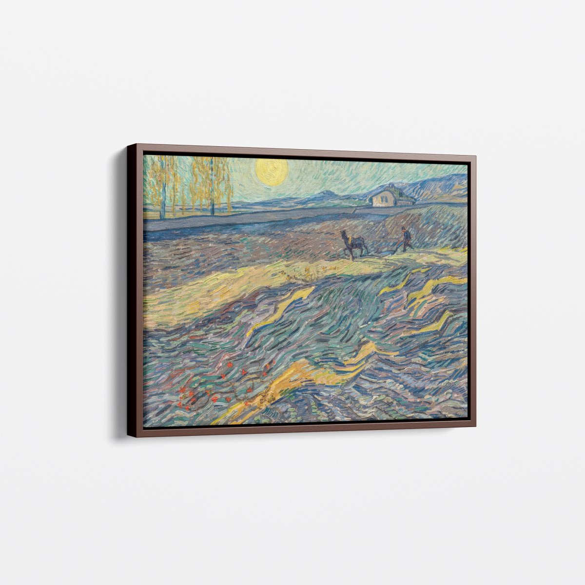 Field with Plowing Farmers | Vincent van Gogh | Ave Legato Art Prints