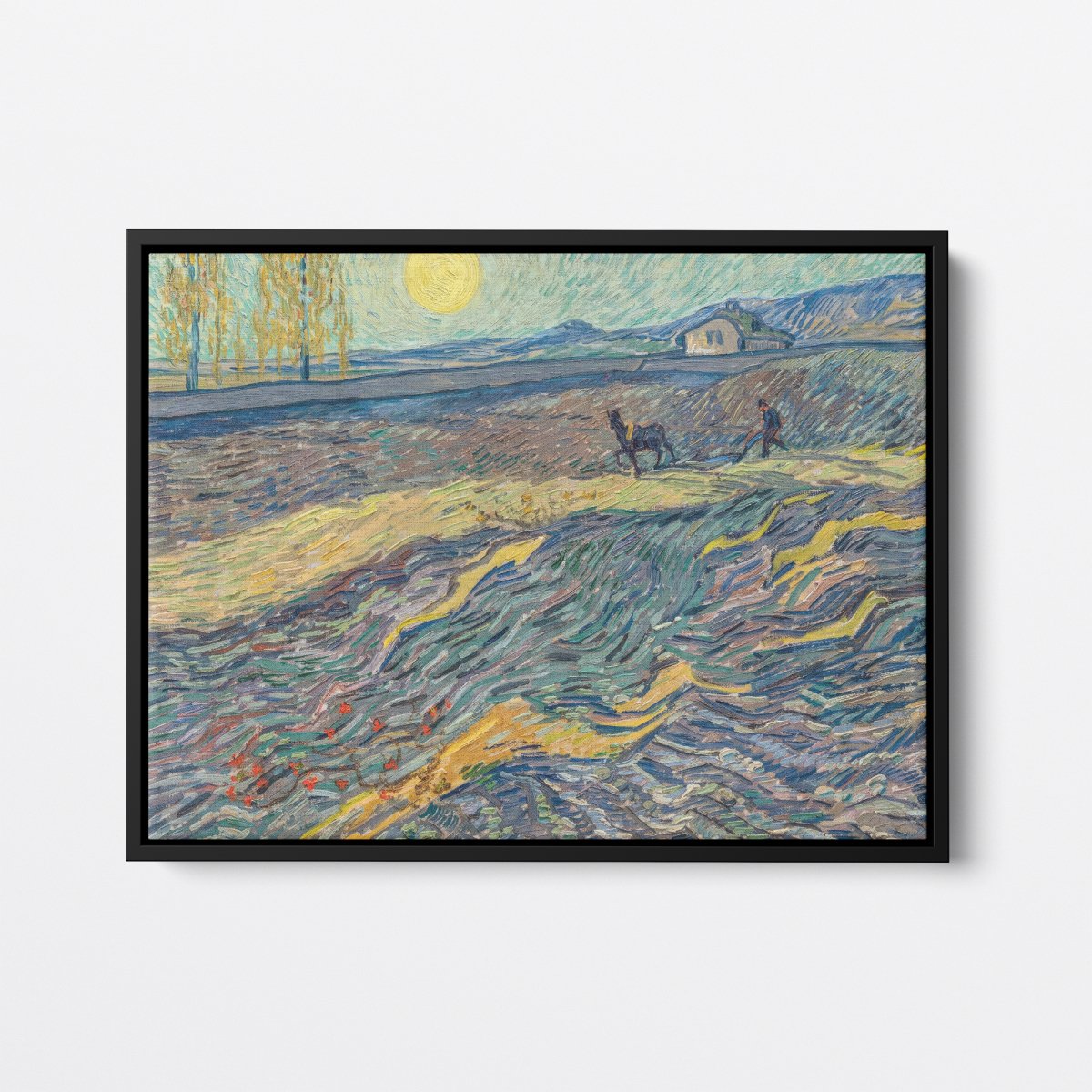 Field with Plowing Farmers | Vincent van Gogh | Ave Legato Art Prints